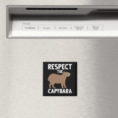 Aimant Sensibilisation des animaux de la petite Capybara (In Situ (Lave-vaisselle))