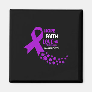 Aimant Sensibilisation L'Espoir Foi Amour Fibromyalgie Aw