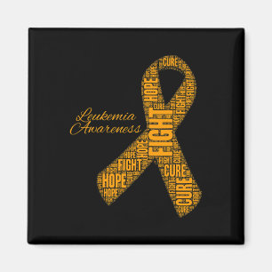 Aimant Sensibilisation Orange Ribbon Combattre Hope Cure