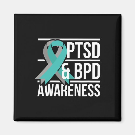 Aimant Sensibilisation Ptsd Et Bpd (Devant)