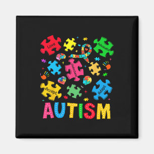 Aimant Sensibilisation sur l'autisme Accepter Adapt Advoc