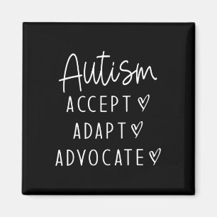 Aimant Sensibilisation sur l'autisme Autisme Accepter Ada