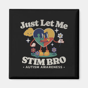Aimant Sensibilisation sur l'autisme Support Stimming Cut