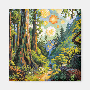 Aimant Sentier de randonnée du parc national de Redwood d