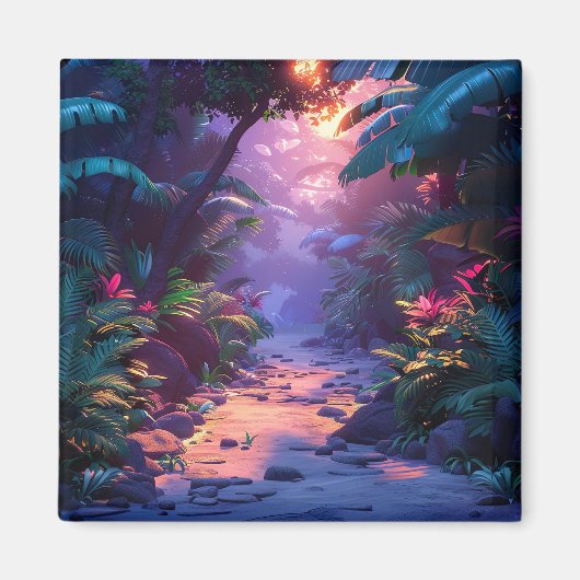 Aimant Sentier tropical hawaïen (Devant)