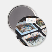 Aimant Séoul en Corée du Sud (Recto/Verso)