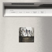 Aimant Sepia Goth Girl (In Situ (Lave-vaisselle))