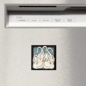 Aimant Sept cygnes une natation (In Situ (Lave-vaisselle))