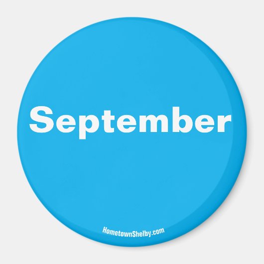 Aimant septembre (Devant)