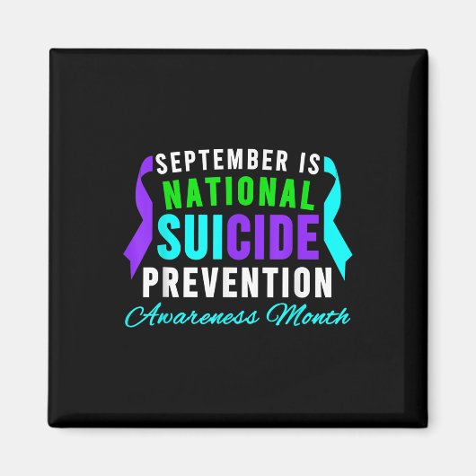 Aimant Septembre National Suicide Prevention (Devant)