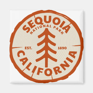 Aimant Sequoia National Park California Tree