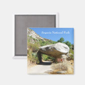 Aimant Sequoia National Park / Tunnel Rock Magnet! (Recto/Verso)