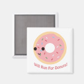 Aimant Sera exécuté pour les donuts (Recto/Verso)