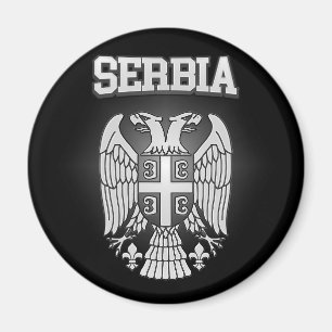 Aimant Serbia Coat of Arms