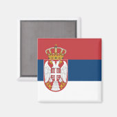 Aimant Serbian Flag (Recto/Verso)