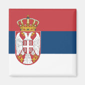 Aimant Serbian Flag (Devant)