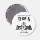 Aimant Serbie (Recto/Verso)
