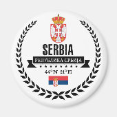 Aimant Serbie (Devant)