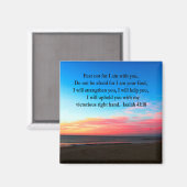 AIMANT SERENE ISAIAH 41:10 PHOTO DU LEVER (Recto/Verso)