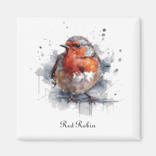 Aimant Serene Robin, personnalisée