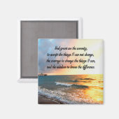 AIMANT SERENE SERENITY PRAYER SUNRISE PHOTO (Recto/Verso)