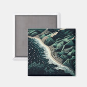 Aimant Serene Shores (Recto/Verso)