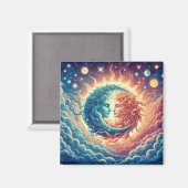 Aimant Sérénité cosmique (Recto/Verso)