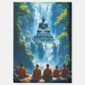 Aimant Sérénité des cinq moines (Recto)