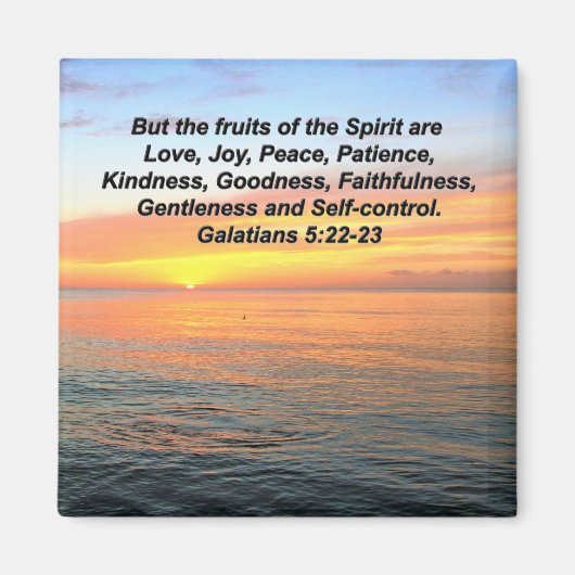 AIMANT SÉRÉNITÉ LEVER GALATIENS 5 FRUITS DE L'ESPRIT (Devant)