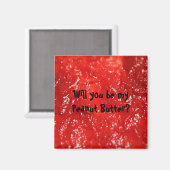 Aimant Serez-vous mon beurre d'arachide ? (Recto/Verso)