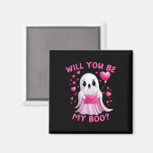 Aimant Serez-Vous Mon Boo Cute Ghost Halloween Mer Éffray (Recto/Verso)