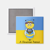 Aimant Série d'abeilles ukrainiennes (Recto/Verso)