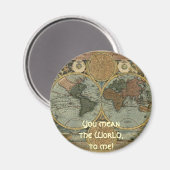 Aimant Série de cartes antiques (Recto/Verso)