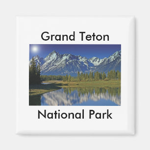 Aimant Série grande 4 de parc national de Teton