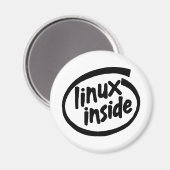 Aimant Serie Linux à l'intérieur (Recto/Verso)