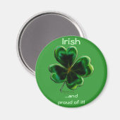 Aimant Série Shamrock irlandaise (Recto/Verso)