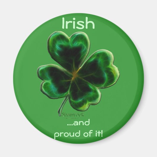 Aimant Série Shamrock irlandaise (Devant)