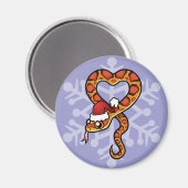 Aimant Serpent de Noël (Recto/Verso)