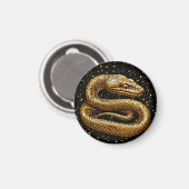 Aimant Serpent doré (Recto/Verso)