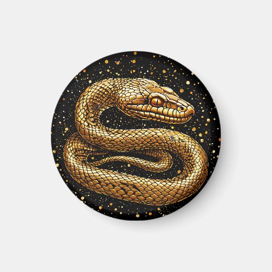 Aimant Serpent doré (Devant)