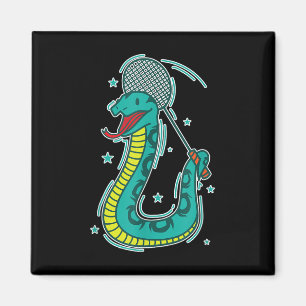 Aimant Serpent joue Badminton