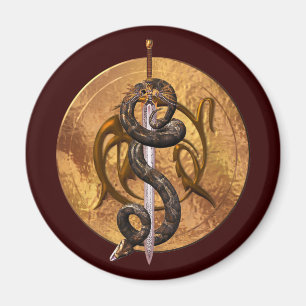 Aimant Serpent sur une épée