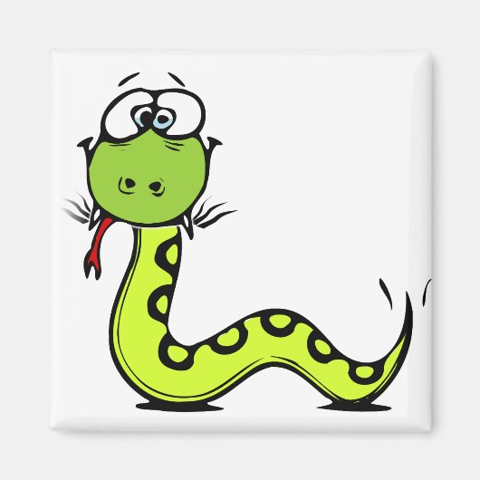Aimant Serpent vert (Devant)