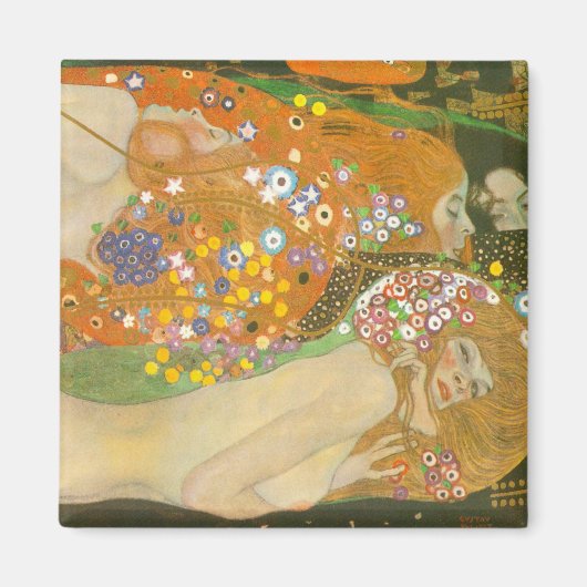Aimant Serpents d'eau II par Gustav Klimt, Art Nouveau (Devant)