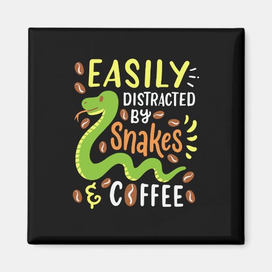 Aimant Serpents et café (Devant)