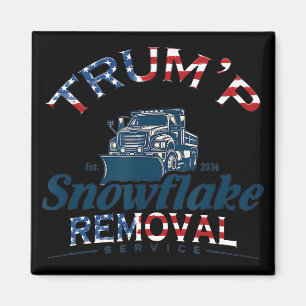 Aimant Service de déneigement de Trump Funny Trump Vint