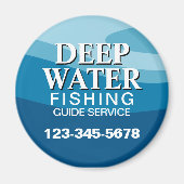 Aimant Service de guide de pêche (Devant)