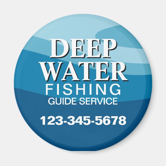 Aimant Service de guide de pêche (Devant)