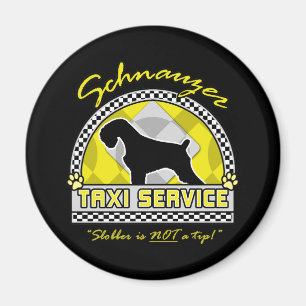 Aimant Service de taxi Schnauzer