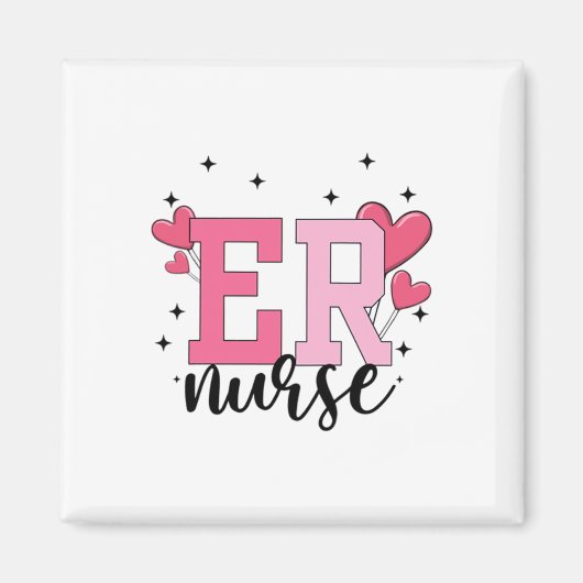 Aimant Service des urgences Saint-Valentin Er Ed infirmiè (Devant)